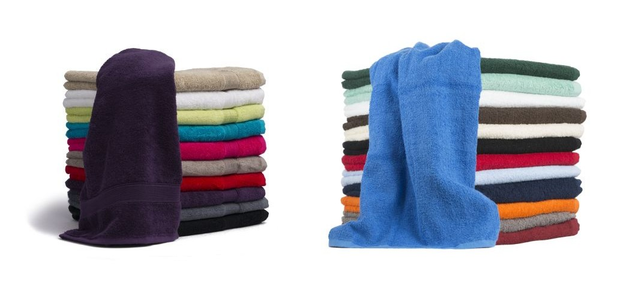 Plush towels range