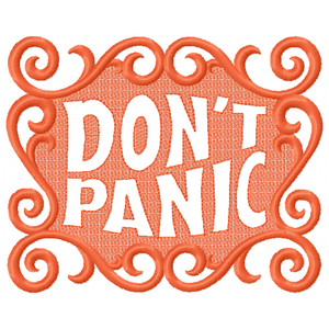 Don't Panic (large friendly letters)